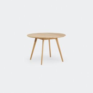 Dining Table with Round Legs - Oak