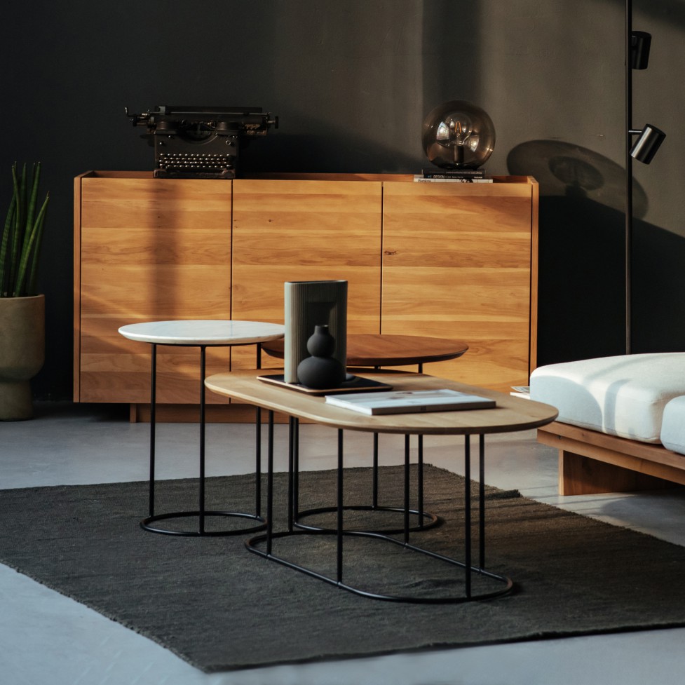 Oval coffee table - Homeblend Furniture